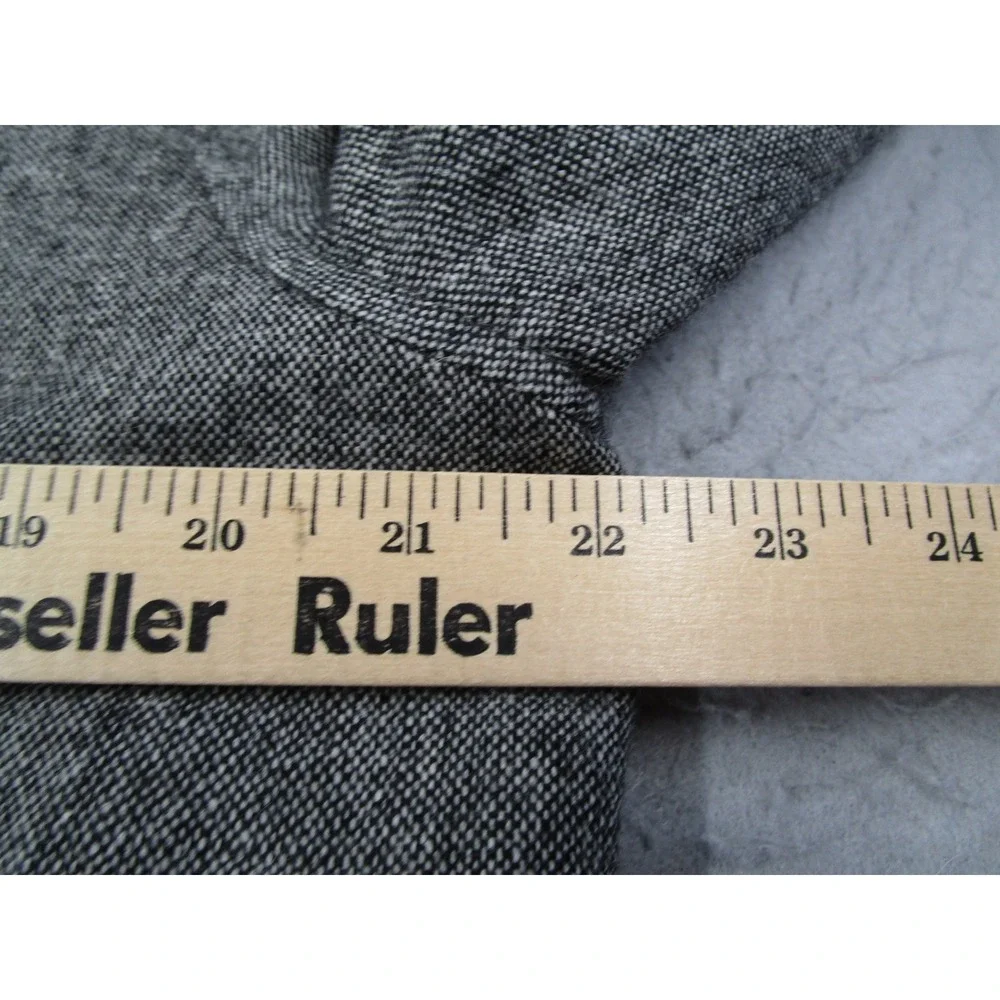 Koto Mens Wool Blend 3-Button Blazer Jacket Grey Herringbone Size Large L/G